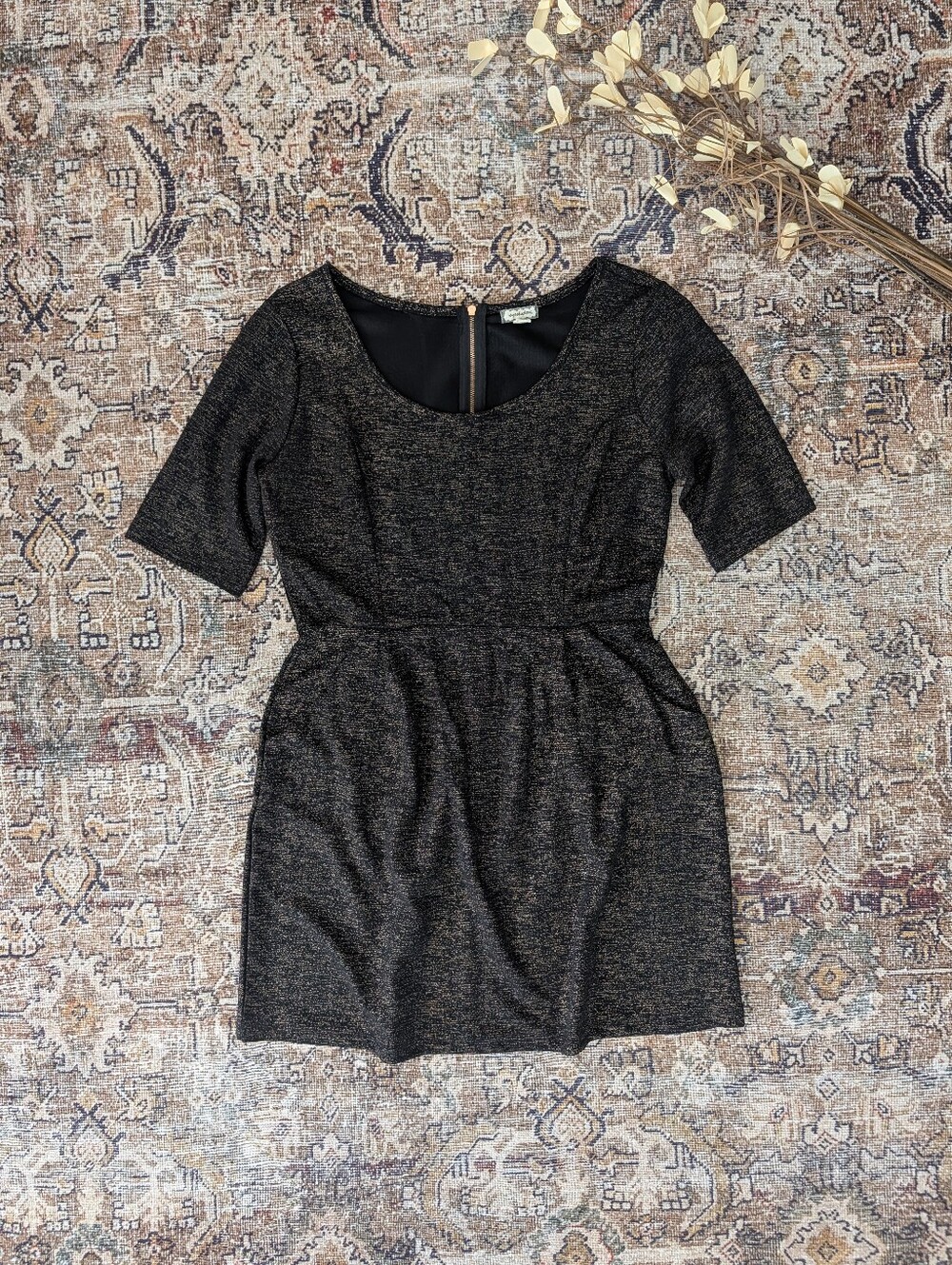 Little black and rose gold dress L